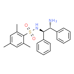 ChemSpider 2D Image | N-[(1R,2R)-2-Amino-1,2-diphenylethyl]-2,4,6-trimethylbenzenesulfonamide | C23H26N2O2S