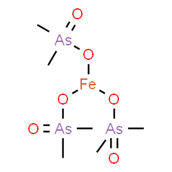 ChemSpider 2D Image | Iron(3+) tris(dimethylarsinate) | C6H18As3FeO6