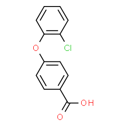 ChemSpider 2D Image | 4-(2-Chlorophenoxy)benzoic acid | C13H9ClO3