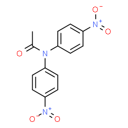 ChemSpider 2D Image | N,N-Bis(4-nitrophenyl)acetamide | C14H11N3O5