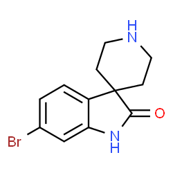 ChemSpider 2D Image | 6-bromospiro[indoline-3,4'-piperidin]-2-one | C12H13BrN2O