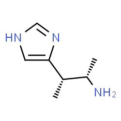 ChemSpider 2D Image | (2S,3S)-3-(1H-Imidazol-4-yl)-2-butanamine | C7H13N3