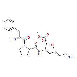 ChemSpider 2D Image | D-Phenylalanyl-N-(7-amino-2-hydroxy-1,2-dimethoxy-1-oxo-3-heptanyl)-L-prolinamide | C23H36N4O6