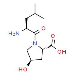 ChemSpider 2D Image | L-Leucyl-(4R)-4-hydroxy-L-proline | C11H20N2O4