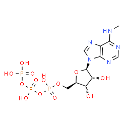 ChemSpider 2D Image | N-Methyladenosine 5'-(tetrahydrogen triphosphate) | C11H18N5O13P3