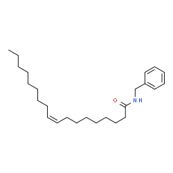 ChemSpider 2D Image | (9Z)-N-Benzyl-9-octadecenamide | C25H41NO