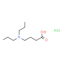 ChemSpider 2D Image | 4-(Dipropylamino)butanoic acid hydrochloride (1:1) | C10H22ClNO2