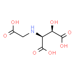 ChemSpider 2D Image | (3R)-N-(Carboxymethyl)-3-hydroxy-L-aspartic acid | C6H9NO7