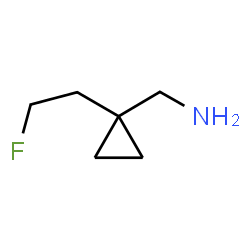 ChemSpider 2D Image | 1-[1-(2-Fluoroethyl)cyclopropyl]methanamine | C6H12FN