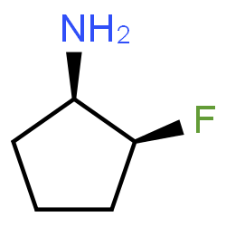 ChemSpider 2D Image | (1R,2S)-2-Fluorocyclopentanamine | C5H10FN