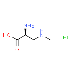 ChemSpider 2D Image | L-BMAA hydrochloride | C4H11ClN2O2