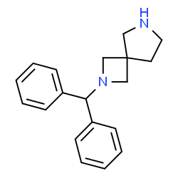ChemSpider 2D Image | 2-benzhydryl-2,6-diazaspiro[3.4]octane | C19H22N2