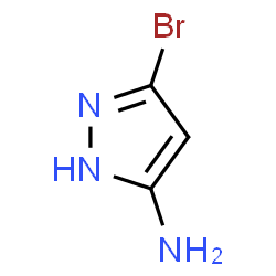 ChemSpider 2D Image | 3-Bromo-1H-pyrazol-5-amine | C3H4BrN3