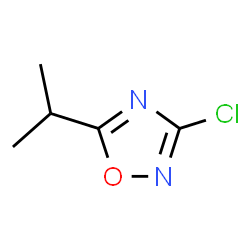 ChemSpider 2D Image | 3-Chloro-5-isopropyl-1,2,4-oxadiazole | C5H7ClN2O
