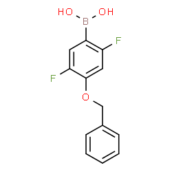 ChemSpider 2D Image | 4-(benzyloxy)-2,5-difluorophenylboronic acid | C13H11BF2O3