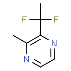 ChemSpider 2D Image | 2-(1,1-Difluoroethyl)-3-methylpyrazine | C7H8F2N2