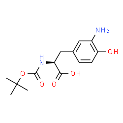 ChemSpider 2D Image | Boc-3-amino-L-tyrosine | C14H20N2O5