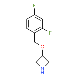 ChemSpider 2D Image | 3-((2,4-difluorobenzyl)oxy)azetidine | C10H11F2NO