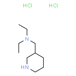 ChemSpider 2D Image | N-Ethyl-N-(3-piperidinylmethyl)ethanamine dihydrochloride | C10H24Cl2N2