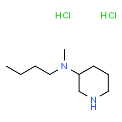 ChemSpider 2D Image | N-Butyl-N-methyl-3-piperidinamine dihydrochloride | C10H24Cl2N2
