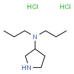 ChemSpider 2D Image | N,N-Dipropyl-3-pyrrolidinamine dihydrochloride | C10H24Cl2N2