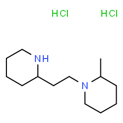 ChemSpider 2D Image | 2-Methyl-1-[2-(2-piperidinyl)ethyl]piperidine dihydrochloride | C13H28Cl2N2