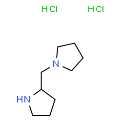 ChemSpider 2D Image | 1-(2-Pyrrolidinylmethyl)pyrrolidine dihydrochloride | C9H20Cl2N2