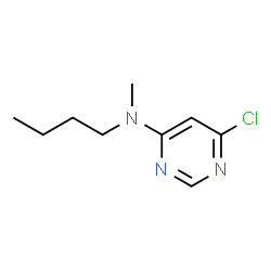 ChemSpider 2D Image | N-Butyl-6-chloro-N-methyl-4-pyrimidinamine | C9H14ClN3