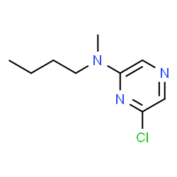ChemSpider 2D Image | N-Butyl-6-chloro-N-methyl-2-pyrazinamine | C9H14ClN3