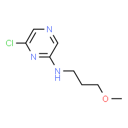 ChemSpider 2D Image | 2-Chloro-6-(3-methoxypropylamino)pyrazine | C8H12ClN3O