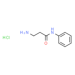 ChemSpider 2D Image | N1-Phenyl-beta-alaninamide hydrochloride | C9H13ClN2O