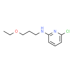ChemSpider 2D Image | 6-Chloro-N-(3-ethoxypropyl)-2-pyridinamine | C10H15ClN2O