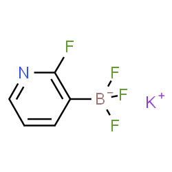 ChemSpider 2D Image | Potassium 2-fluoropyridine-5-trifluoroborate | C5H3BF4KN