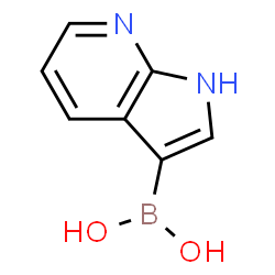 ChemSpider 2D Image | (1H-Pyrrolo[2,3-b]pyridin-3-yl)boronic acid | C7H7BN2O2