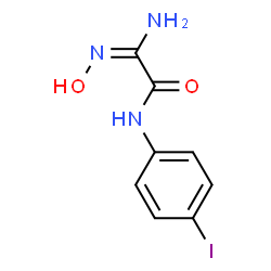 ChemSpider 2D Image | 2-(Hydroxyamino)-2-imino-N-(4-iodophenyl)acetamide | C8H8IN3O2