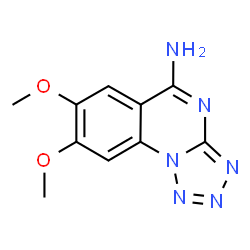 ChemSpider 2D Image | 7,8-Dimethoxytetrazolo[1,5-a]quinazolin-5-amine | C10H10N6O2