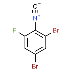 ChemSpider 2D Image | 1,5-Dibromo-3-fluoro-2-isocyanobenzene | C7H2Br2FN