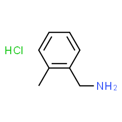 ChemSpider 2D Image | 1-(2-Methylphenyl)methanamine hydrochloride (1:1) | C8H12ClN