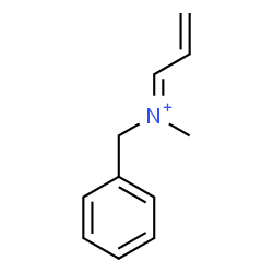 ChemSpider 2D Image | (1E)-N-Benzyl-N-methyl-2-propen-1-iminium | C11H14N