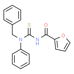 ChemSpider 2D Image | N-[Benzyl(phenyl)carbamothioyl]-2-furamide | C19H16N2O2S