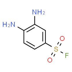 ChemSpider 2D Image | 3,4-Diaminobenzenesulfonyl fluoride | C6H7FN2O2S