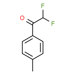 ChemSpider 2D Image | 2,2-Difluoro-1-(4-methylphenyl)ethanone | C9H8F2O