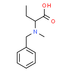 ChemSpider 2D Image | 2-[Benzyl(methyl)amino]butanoic acid | C12H17NO2