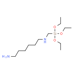 ChemSpider 2D Image | N-(6-Aminohexyl)aminomethyltriethoxysilane | C13H32N2O3Si