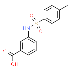 ChemSpider 2D Image | 3-(4-methylbenzenesulfonamido)benzoic acid | C14H13NO4S