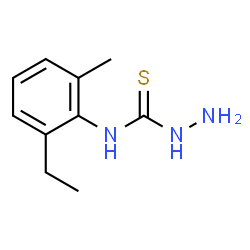 ChemSpider 2D Image | N-(2-Ethyl-6-methylphenyl)hydrazinecarbothioamide | C10H15N3S