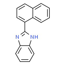 ChemSpider 2D Image | 2-(1-Naphthyl)-1H-benzimidazole | C17H12N2
