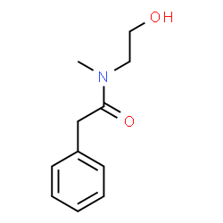 ChemSpider 2D Image | N-(2-Hydroxyethyl)-N-methylbenzeneacetamide | C11H15NO2