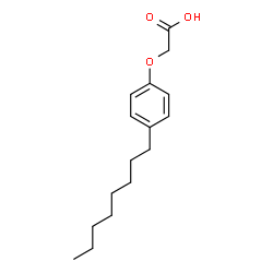 ChemSpider 2D Image | 4-OCTYLPHENOXY-ACETIC ACID | C16H24O3
