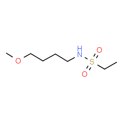 ChemSpider 2D Image | N-(4-Methoxybutyl)ethanesulfonamide | C7H17NO3S